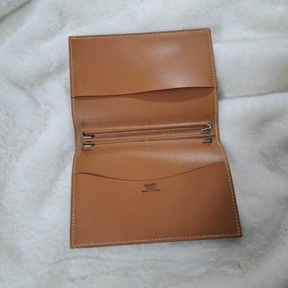 Hermes' Agenda Box Calf Leather Notebook Cover Authentic - Picture 6 of 12